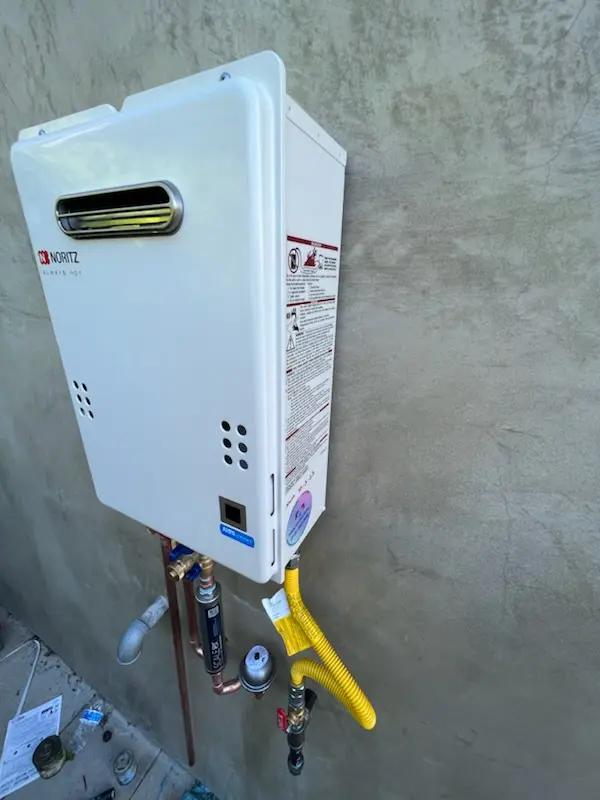 Tankless water heater installation for Woodbury Gardens homes