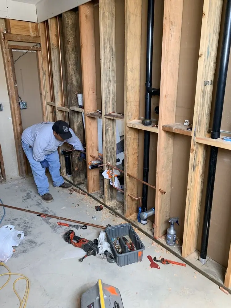 Commercial rough-in plumbing for Water Heater Replacement in Woodbury Gardens